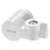 VEVOR Faucet Mount Water Filter, Horizontal Water Purifier for Sink Tap, Carbon Fiber Filters, Removes Chlorine Lead with 1 Filter, Fits Most Kitchen or Bathroom Faucets, White