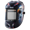 VEVOR Welding Helmet Auto Darkening, 3.94" x 3.15" True Color Welding Hood, 1/1/1/1 Solar-Powered Welder Mask 4 Arc Sensors, Wide Shade 4/5-9/9-13 for TIG MIG ARC Weld Grinding Cutting - METIS Series