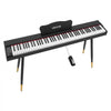 VEVOR Digital Piano 88 Keys Semi Weighted Full Size Keyboard Stand Black, for Beginners, 600 Tones, 600 Rhythms, Electric Piano, with Sustain Pedal, Speaker, Headphone Jack, USB/MIDI, Power Adapter