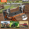 VEVOR Skid Steer Attachment Plate, 3/8" Skid Steer Mount Plate with 2.28" Hitch Receiver, 7000lbs Quick Attachment Loader Plates, Compatible with Deere, Kubota, Bobcat, Mahindra Skids Steers, Tractor