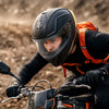 VEVOR Full Face Motorcycle Helmets, Dual-Visor Motorcycle Street Bike Helmet, Lightweight Comfortable Motocross Dirt Bike Helmet for Adults Men and Women - DOT & ECE Approved (L Size)