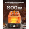 VEVOR Chocolate Melting Machine, 3 Cook Modes, 2 Tanks 9 Lbs Choc Melter, 86℉ - 230℉, 3 Cook Modes, 800W Power, Water Bath Heat System, 1/6 x 2 Pans, Stainless Steel, Cheese Warmer, Commercial & Home