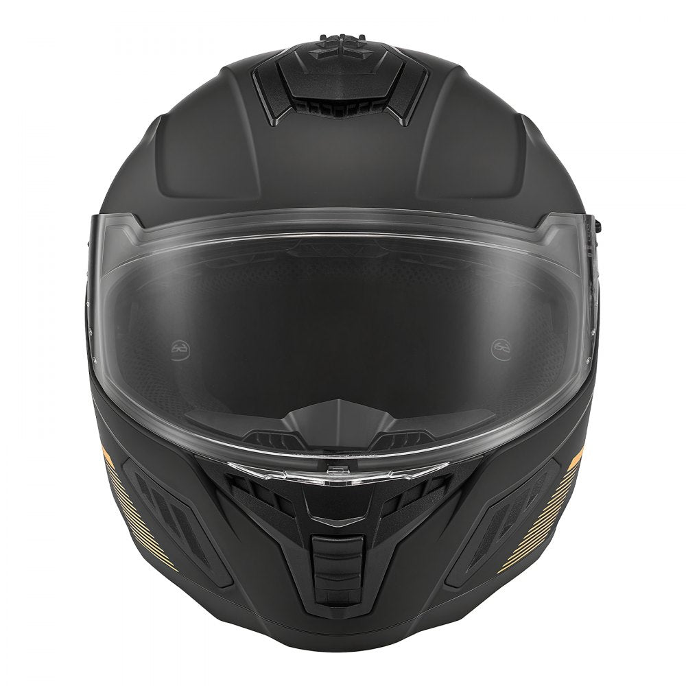 VEVOR Full Face Motorcycle Helmets, Dual-Visor Motorcycle Street Bike Helmet, Lightweight Comfortable Motocross Dirt Bike Helmet for Adults Men and Women - DOT & ECE Approved (M Size)