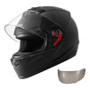 VEVOR Full Face Motorcycle Helmets, Adult Motocross Dirt Bike Helmet with Clear Visor, Lightweight Comfortable Motorcycle Street Bike Helmet for Men and Women - DOT Approved (XL Size)