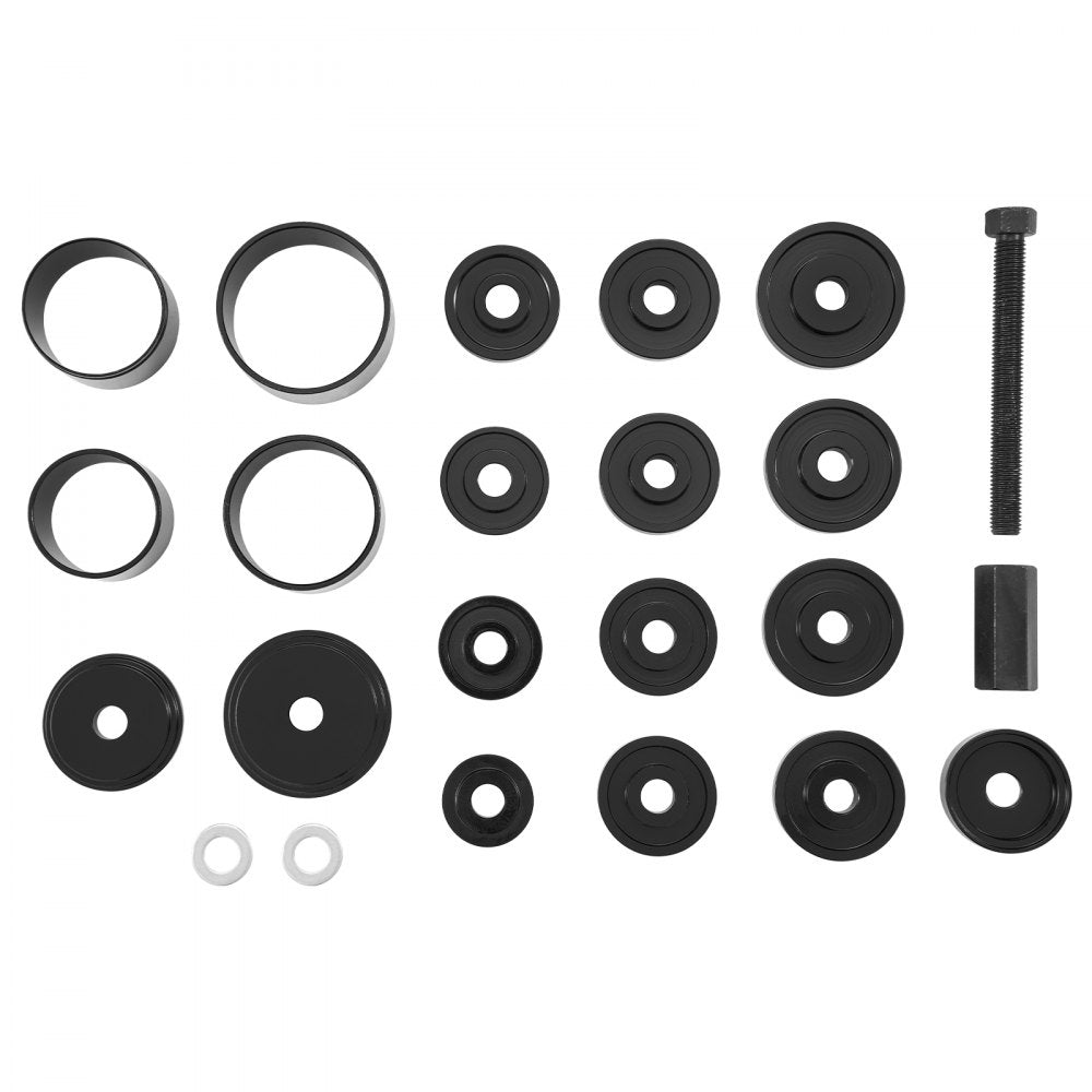VEVOR Wheel Bearing Press Kit, 23 pcs FWD Bearing Puller Tools, for Front Wheel Drive Bearing Removal and Installation, Wheel Bearing Tool with Sliding Screws, Bushings, Sleeve Plates, Storage Case