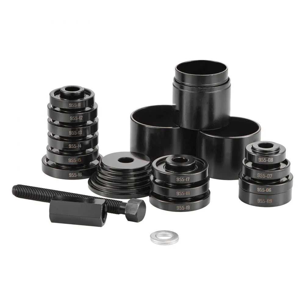 VEVOR Wheel Bearing Press Kit, 23 PCS FWD Bearing Puller Tools, for Front Wheel Drive Bearing Removal and Installation, Wheel Bearing Tool with Sliding Screw, Bushings, Sleeve Plates, Storage Case