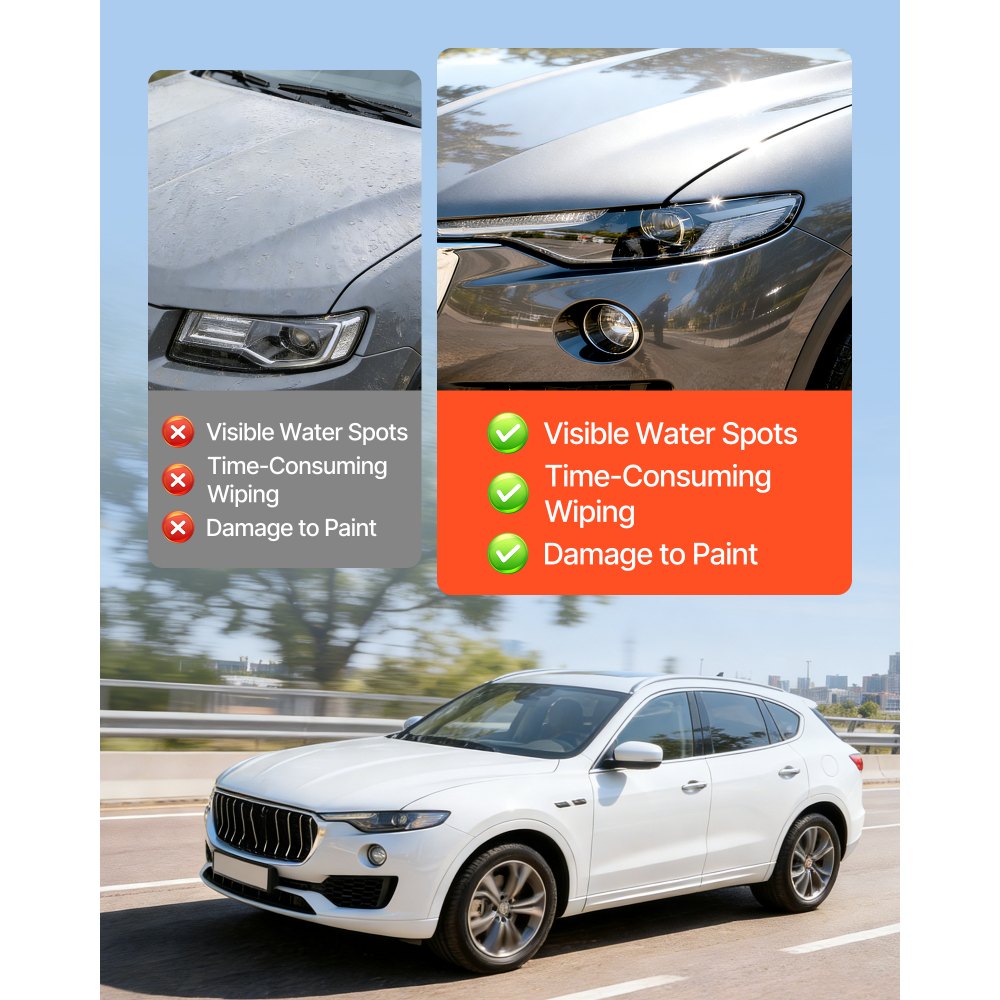 VEVOR Deionized Filter for Spotless Car Wash System, 2 x 4L Mixed-Bed DI Resin Filter Replacement - Compatible with PRS-207SLXC, PRS-TCXC, PRS-TCXC-PT, PRS-207XCGB Deionized Water System