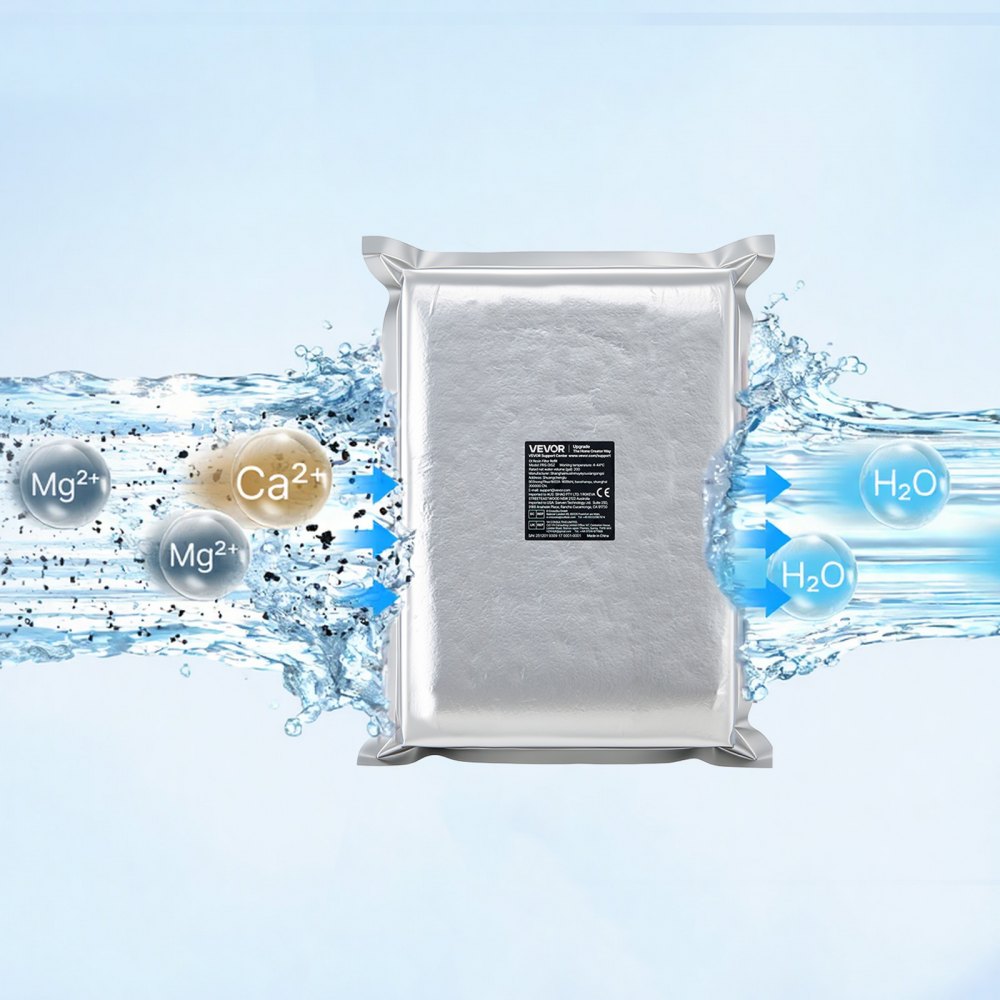 VEVOR Deionized Resin Filter Refill for Spotless Car Wash System, 5L Mixed-Bed DI Resin Filter Cartridge Refill - Compatible with Refillable Deionized Water System for Cars RVs Boats