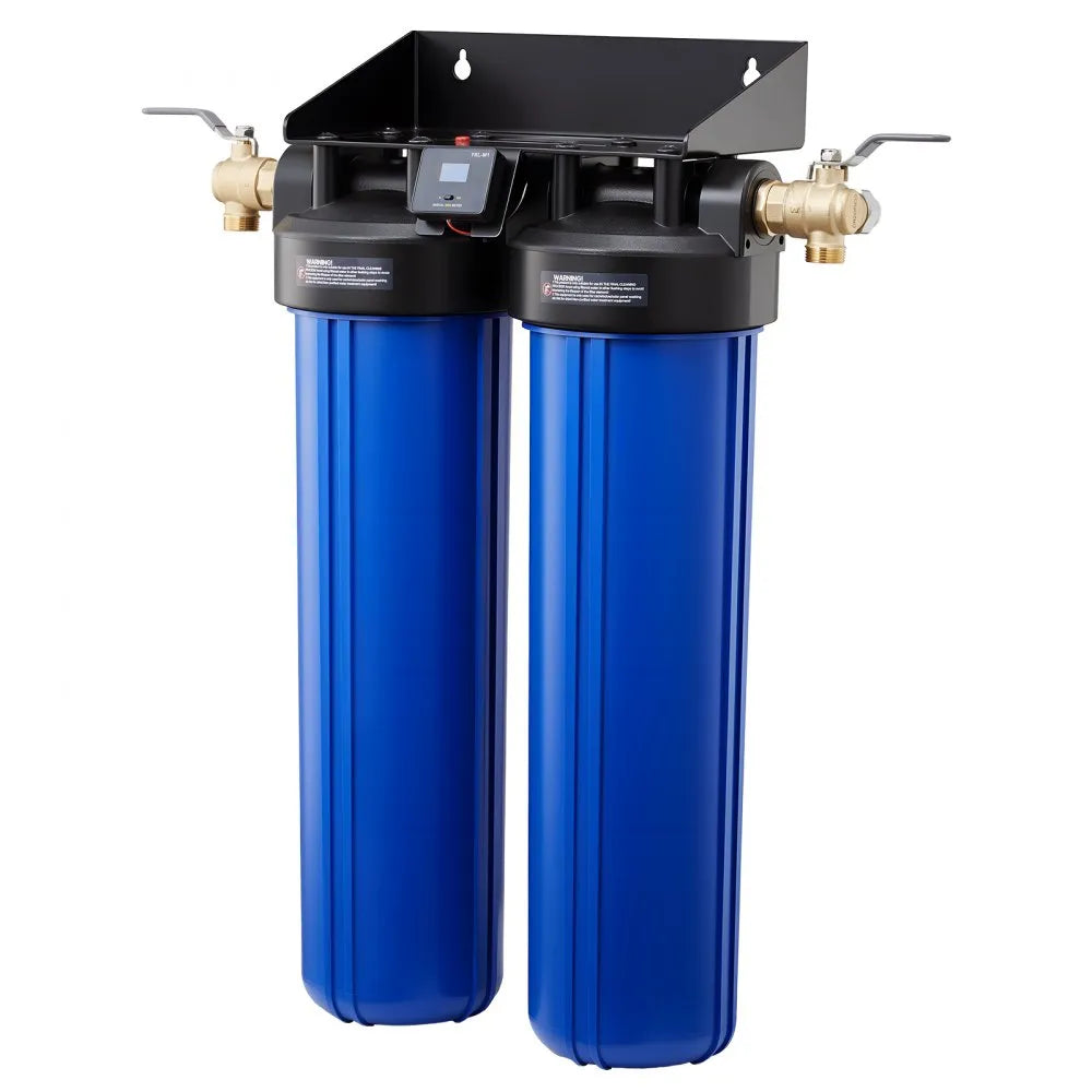 VEVOR Deionized Water System for Car Wash, Spotless Car Wash Water System with 2 x 4L DI Resin, Bypass Valve & TDS Meter, Spot-Free Deionized Water Filter for Cars RVs Motorcycles Windows