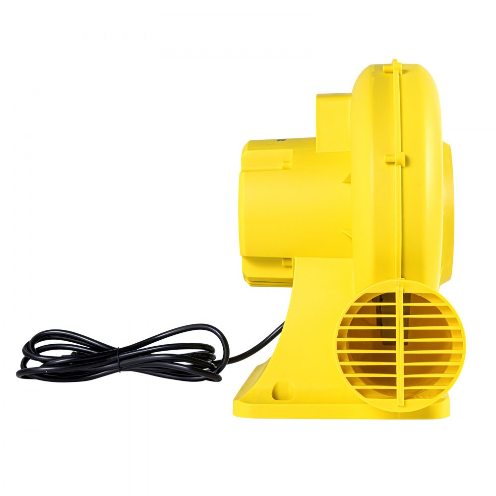VEVOR Inflatable Blower, 680&750W, 1.0HP Bounce House Blower, Pump Commercial Air Blower for Inflatables, 3400RPM Bouncy Castle Electric Air Blower Fan Perfect for Bounce House, Waterslides, Yellow