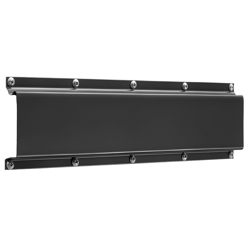 VEVOR Garage Tool Organizer 49.5 Inch 600 lbs Wall Mount Garden Tool Rack, Heavy Duty Garage Hanging Storage Rack Organization with 3 Rails and 9 Adjustable Hooks, for Yard Tools, Shovel, Rake, Shed