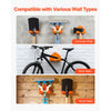 VEVOR Garage Organizer Trimmer Rack 5.9 Inch 2 Pack 180 lbs Total Load, Wall Mounted Garden Power Tool Hanger Weed Whackers Holder for Grass/Hedge Trimmer, Leaf Blower, Chainsaw, Garden Tools, Orange