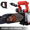 VEVOR Wall Chaser, 2500W 38 mm Cutting Width,Wall Groove Cutting Machine 34MM Cutting Depth,Wall Slotting Machine With 5 Saw Blades 4.5" Diameter 6300r/Min,One-time Forming Dustless