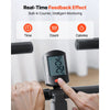 VEVOR Squat Machine, Deep Squat Rowing Machine for Home, Easy Setup & Foldable Exercise Equipment, Glute Trainer Machine with 2 High-Strength Resistance Bands, Glutes & Leg Home Workout Machine, Black