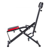 VEVOR Squat Machine, Deep Squat Rowing Machine for Home, Easy Setup & Foldable Exercise Equipment, Glute Trainer Machine with 3 High-Strength Resistance Bands, Glutes & Leg Home Workout Machine, Black