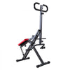 VEVOR Squat Machine, Deep Squat Rowing Machine for Home, Easy Setup & Foldable Exercise Equipment, Glute Trainer Machine with 3 High-Strength Resistance Bands, Glutes & Leg Home Workout Machine, Black