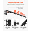 VEVOR Ring Light Wall Mount Boom Arm, 39.37 in/100 cm, Triangle Boom Arm Support 180° Rotation, Heavy Duty Wall Stand Tirpod Support, for Studio Video Light, Monolight, Photography, Softbox, Reflector