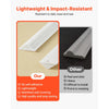 VEVOR Wall Molding 3 Pack, Wainscoting Panels Kit, Lightweight Paintable Polystyrene, Easy to Install Accent Wall Trim for Interior Décor Living Room, Bedroom, Home, White (23x56.3 + 23x23 in)