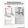 VEVOR Mini Split Wall Mounting Bracket for 7000 BTU to 12000 BTU Outdoor, Wall Mount for Ductless Air Conditioner, Minisplit AC, Heat Pump, 400 lbs Load Capacity, Galvanized Steel, Anti-Rust Coating