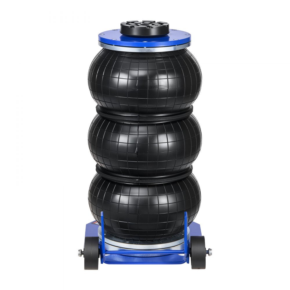 VEVOR Air Jack, 3 Ton/6613 lbs Triple Bag Air Jack, Airbag with Six Steel Pipes, Lift Up to 17.7 inch/450 mm, 1-6 s Fast Lifting Pneumatic with Long Handle & Rubber Pad for Cars, SUVs, Pickup Trucks