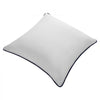 VEVOR 20 x 20 in Throw Pillow Inserts, Set of 2, Firm and Fluffy Decorative Down Alternative Pillows with Polyester Fiber, Square White Cushion with Zipper, for Indoor Bed Couch Sofa and Living Room