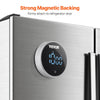 VEVOR Digital Kitchen Timer, Magnetic Countdown Countup Timer with 3-inch Large LED Display, 3 Volume Levels & 2 Lighting Modes, Digital Visual Timer Ideal for Cooking Classroom Studying Fitness