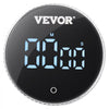 VEVOR Digital Kitchen Timer, Magnetic Countdown Countup Timer with 3-inch Large LED Display, 3 Volume Levels & 2 Lighting Modes, Digital Visual Timer Ideal for Cooking Classroom Studying Fitness