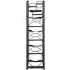 VEVOR Refrigerant Tank Rack, with 3 x 30lbs and Other 3 Small Bottle Tanks, Cylinder Tank Rack 12.79x12.99x47.12 in, Refrigerant Cylinder Rack and Holders for Freon, Gases, Oxygen, Nitrogen
