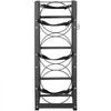 VEVOR Refrigerant Tank Rack, with 3 x 30lbs Bottle Tanks, Cylinder Tank Rack 12.79x12.99x33.07 in, Refrigerant Cylinder Rack Gas Cylinder Racks and Holders for Freon, Gases, Oxygen, Nitrogen