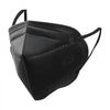 VEVOR KN95 Face Masks, 50 Pack KN95 Particulate Respirator Mask, Breathable and Disposable, Five-Layer Filtration Dust Masks, Pollen-Filtering Allergy Mask, for Workshop, Construction & Mall (Black)