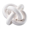 VEVOR Wood Chain Link Decor, 3 Link, Hand Carved Wooden Knot Decor, Coffee Table Decoration Modern Shelf Accents, Decorative Objects for Home Living Room Bedroom Entryway Farmhouse Bookshelf, White