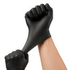 VEVOR Disposable Gloves, 4.5 Mil Black Nitrile Gloves with Textured Fingertips, Latex & Powder-Free, Food-Grade, Puncture Resistance, Ideal for Medical Exams, Cooking and Cleaning, 1000 Count, Large