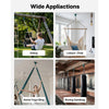 VEVOR Swing Hangers, 4 Pack Heavy Duty Swing Brackets, 5000 lbs Capacity, Screws Bolts Included, Smooth Dual Bearing, Aluminum Alloy Hangers, for Playground Porch Yoga Chair Wooden Indoor Outdoor