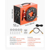 VEVOR PCP Air Compressor 4500PSI PCP Airgun Compressor & Built-in Converter, Auto Stop 350W DC12V/AC120V Portable Paintball Tank Compressors for Air Rifle, Scuba Diving Bottle