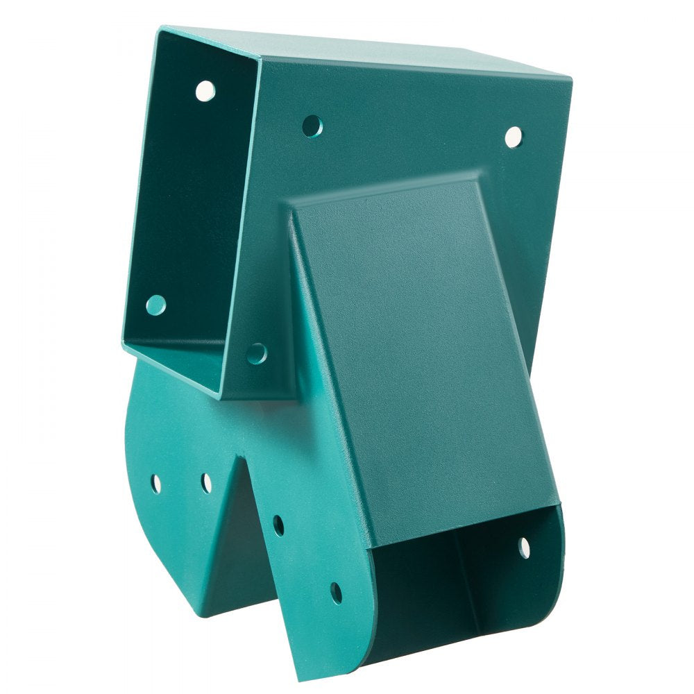 VEVOR Swing Set Brackets, Heavy-Duty A-frame Set Hardware, with 2 A-Frame Swing Brackets & 4 Hangers, Sturdy for Playground Backyard Park Equipment Mounting Parts Outdoor, Hardware Included, Green