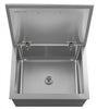 VEVOR Drop in Ice Chest, 20"L x 16"W x 13"H Stainless Steel Drop in Cooler, 44.7 Quart Commercial Ice Bin with Flip Lid for Outdoor Kitchen Patio Bar, Drain-pipe Set Included, for Cold Wine Beer