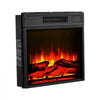 VEVOR Electric Fireplace Insert, 18 inch Recessed and Wall Mounted with Adjustable 3 Flame Brightness Levels & 24h Timer & Remote Control, Indoor Heater w/ Overheat Protection, 5000BTU Black