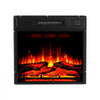 VEVOR Electric Fireplace Insert, 18 inch Recessed and Wall Mounted with Adjustable 3 Flame Brightness Levels & 24h Timer & Remote Control, Indoor Heater w/ Overheat Protection, 5000BTU Black
