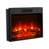 VEVOR Electric Fireplace Insert, 23 inch Recessed and Wall Mounted with Adjustable 3 Flame Brightness Levels & 24h Timer & Remote Control, Indoor Heater w/ Overheat Protection, 5000BTU Black