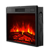 VEVOR Electric Fireplace Insert, 23 inch Recessed and Wall Mounted with Adjustable 3 Flame Brightness Levels & 24h Timer & Remote Control, Indoor Heater w/ Overheat Protection, 5000BTU Black