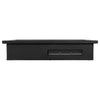 VEVOR Electric Fireplace Insert, 26 inch Recessed and Wall Mounted with Adjustable Flame Color Brightness & 8h Timer & Remote Control, Indoor Heater w/ 750W/1500W Dual Heating Modes, 5000BTU Black