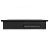 VEVOR Electric Fireplace Insert, 40 inch Recessed and Wall Mounted with Adjustable Flame Color Brightness & 8h Timer & Remote Control, Indoor Heater w/ 750W/1500W Dual Heating Modes, 5000BTU Black