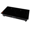 VEVOR Electric Cooktop, 2 Burners, 12'' Induction Stove Top, Built-in Magnetic Cooktop 1800W, 9 Heating Level Multifunctional Burner, LED Touch Screen w/ Child Lock & Over-Temperature Protection