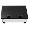 VEVOR Electric Cooktop, 12 inch 2 Burners Built-in Electric Stove Top, 3000W Ceramic Top Radiant Cooktop, with Glass Panel, Knob Control, 11 Heat Levels, 220-240V, Hard Wire (No Plug)