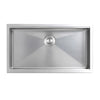 VEVOR 33-inch Kitchen Undermount Single Bowl Sinks, Stainless Steel Drop-In Farmhouse Basin with Ledge & Accessories, Household Dishwasher Sinks for RV, Prep Kitchen, Laundry Room, Bar