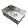 VEVOR 27-inch Kitchen Undermount Single Bowl Sinks, Stainless Steel Drop-In Farmhouse Basin with Accessories, Household Dishwasher Sinks for RV, Prep Kitchen, Laundry Room, Bar