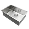 VEVOR 27-inch Kitchen Undermount Single Bowl Sinks, Stainless Steel Drop-In Farmhouse Basin with Accessories, Household Dishwasher Sinks for RV, Prep Kitchen, Laundry Room, Bar