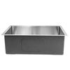 VEVOR 27-inch Kitchen Undermount Single Bowl Sinks, Stainless Steel Drop-In Farmhouse Basin with Accessories, Household Dishwasher Sinks for RV, Prep Kitchen, Laundry Room, Bar