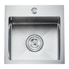 VEVOR 15 inch Kitchen Sink Workstation, 304 Stainless Steel Top Mount Sinks, Drop-In Single Bowl Farmhouse Basin with Accessories, Household Dishwasher Sinks for RV, Prep Kitchen, Laundry Room, Bar