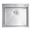 VEVOR 25 inch Kitchen Sink Workstation, 304 Stainless Steel Top Mount Sinks, Drop-In Single Bowl Farmhouse Basin with Accessories, Household Dishwasher Sinks for RV, Prep Kitchen, Laundry Room, Bar